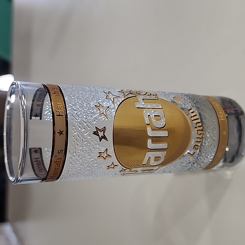 Harrah's Laughlin tall shot glass